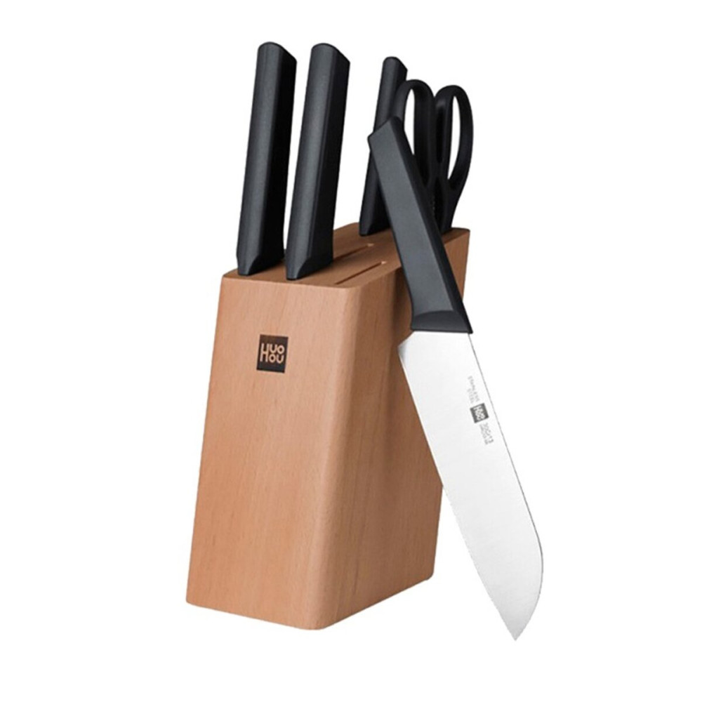 Набор ножей из 6 предметов Xiaomi HuoHou Hot Youth Set Of 6 Stainless Steel (HU0057)