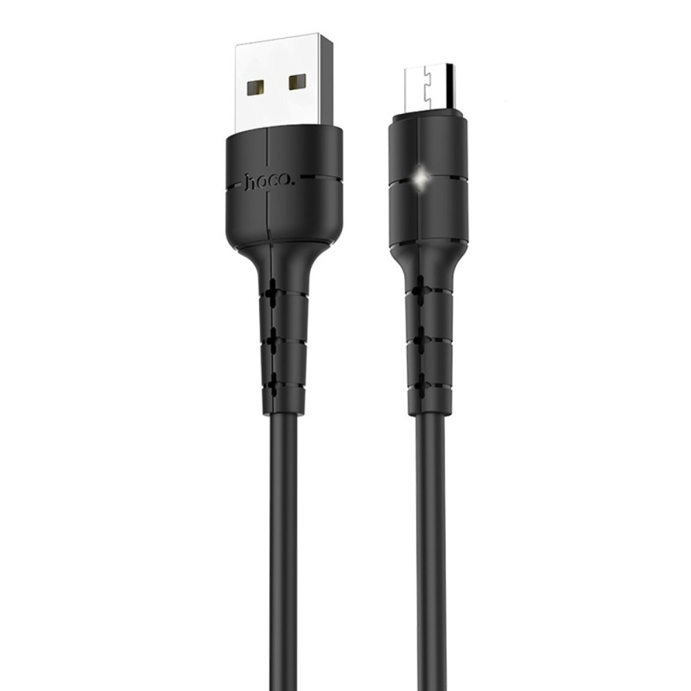 Кабель HOCO X30 Star Charging data cable для Micro Black (6957531091141)