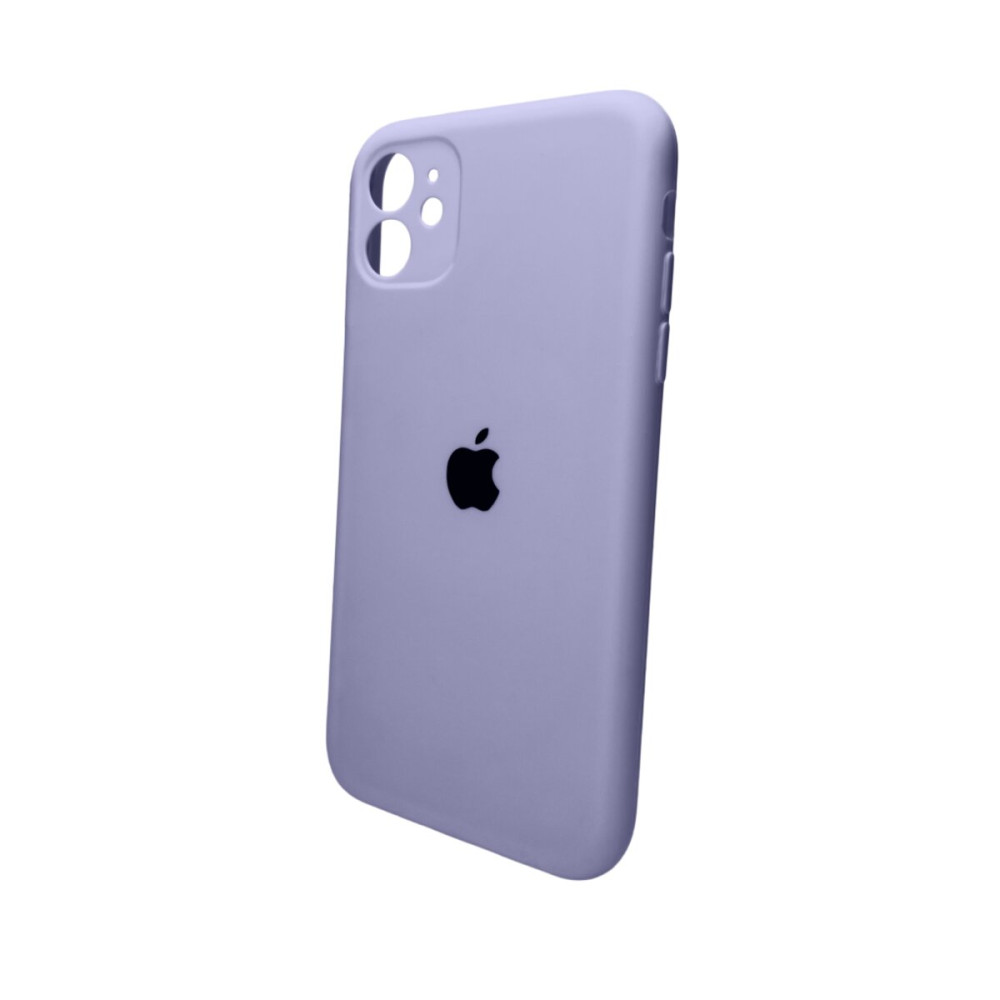 Чехол для смартфона Silicone Full Case AA Camera Protect для Apple iPhone 11 Pro Max круг 28, Лавандовый серый (FullAAKPi11PM-28)