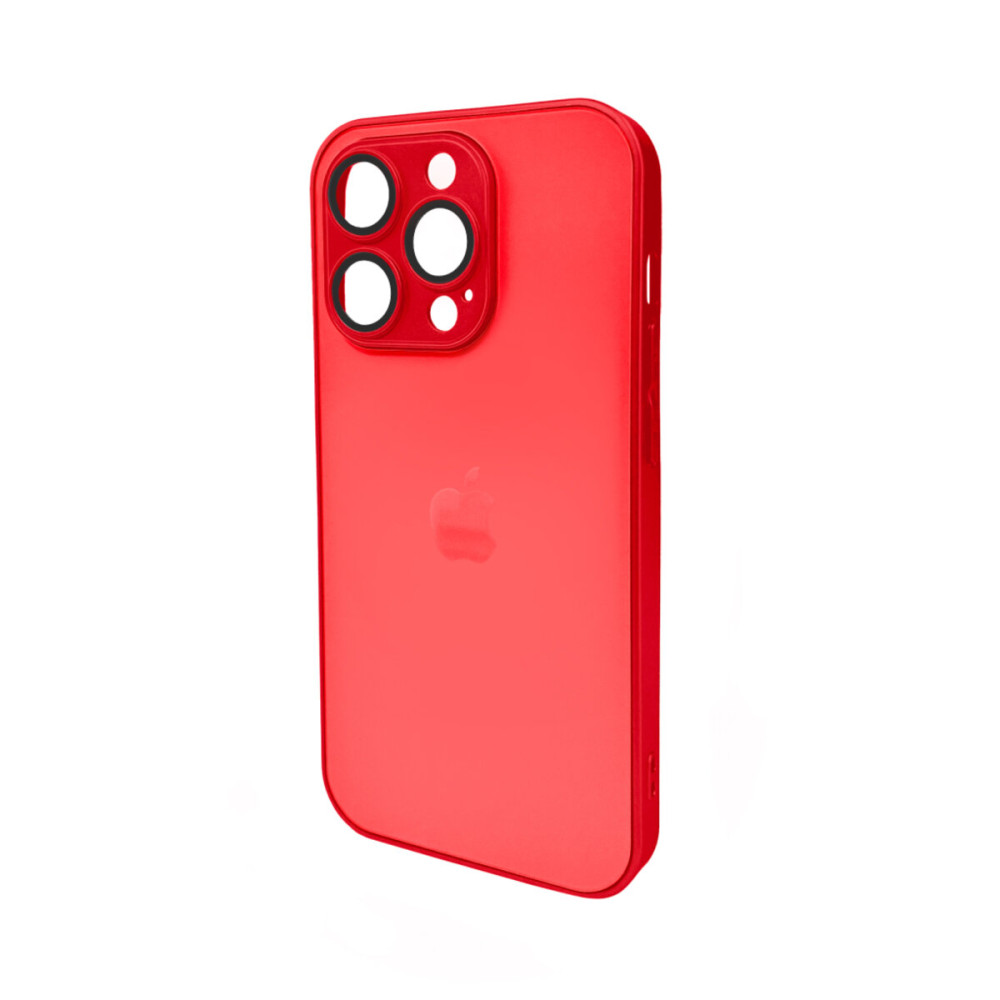 Чехол для смартфона AG Glass Matt Frame Color Logo для Apple iPhone 15 Pro Coke Red (AGMattFrameiP15PRed)