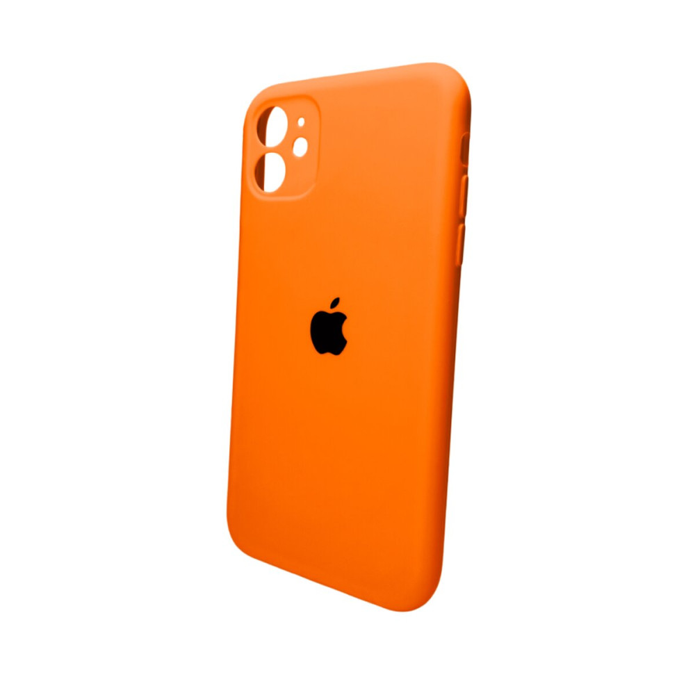 Чехол для смартфона Silicone Full Case AA Camera Protect для Apple iPhone 11 кругл 52,Orange (FullAAKPi11-52)