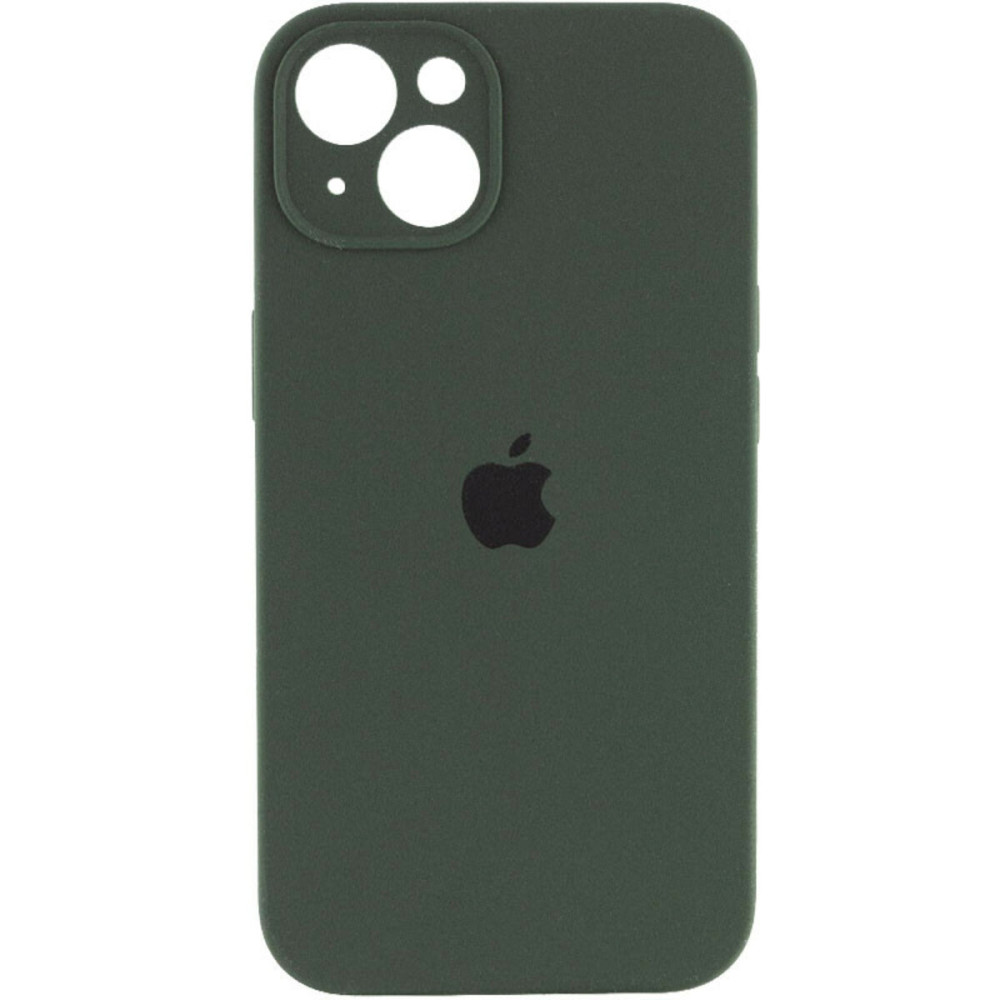 Чехол для смартфона Silicone Full Case AA Camera Protect для Apple iPhone 15 40, Atrovirens (FullAAi15-40)