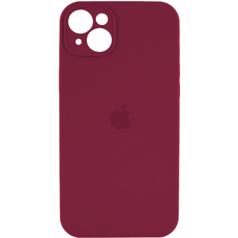 Чехол для смартфона Silicone Full Case AA Camera Protect для Apple iPhone 14 47,Слива (FullAAi14-47)