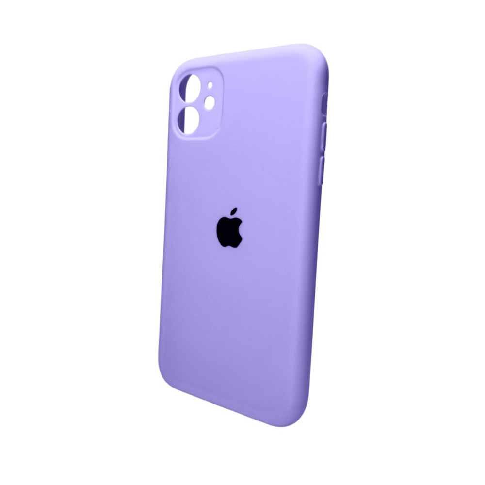 Чехол для смартфона Silicone Full Case AA Camera Protect для Apple iPhone 11 Pro Max круг 26, Элегантный фиолетовый (FullAAKPi11PM-26)