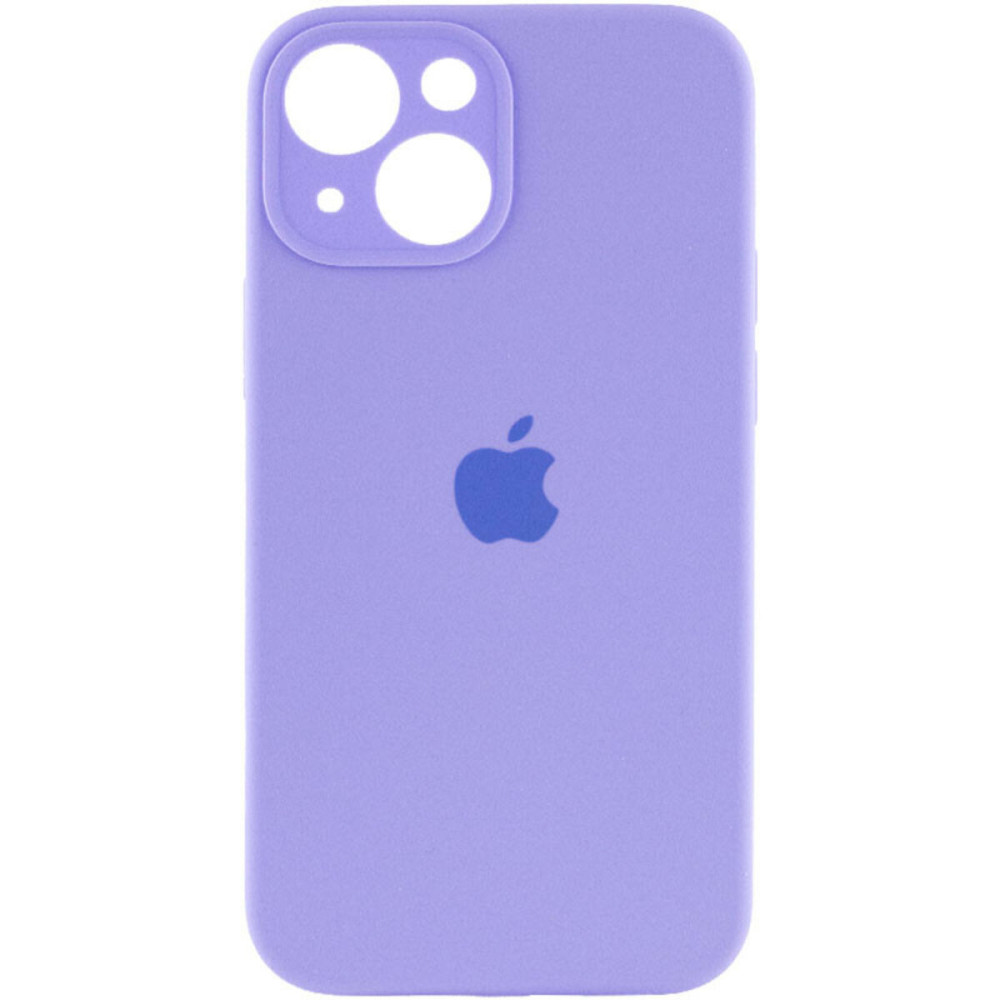 Чехол для смартфона Silicone Full Case AA Camera Protect для Apple iPhone 15 26, Элегантный фиолетовый (FullAAi15-26)