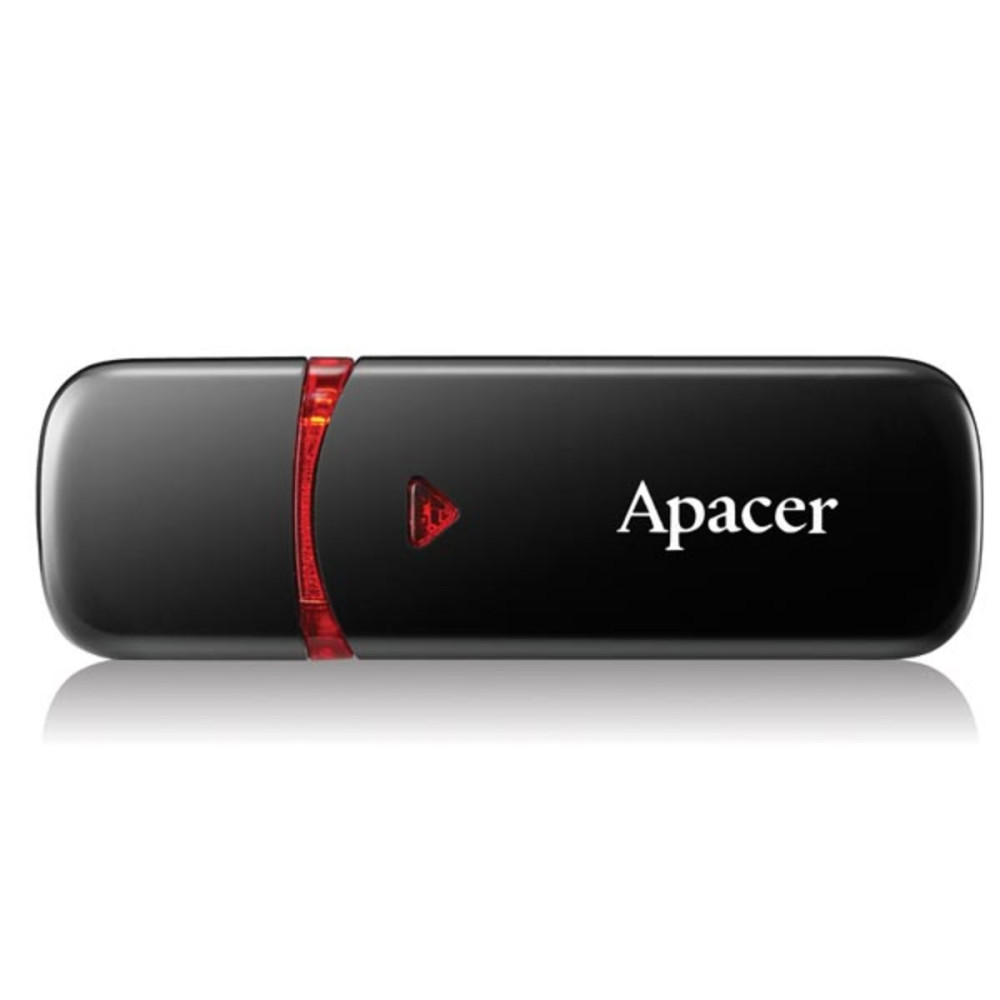 Flash Apacer USB 2.0 AH333 64Gb черный (AP64GAH333B-1)