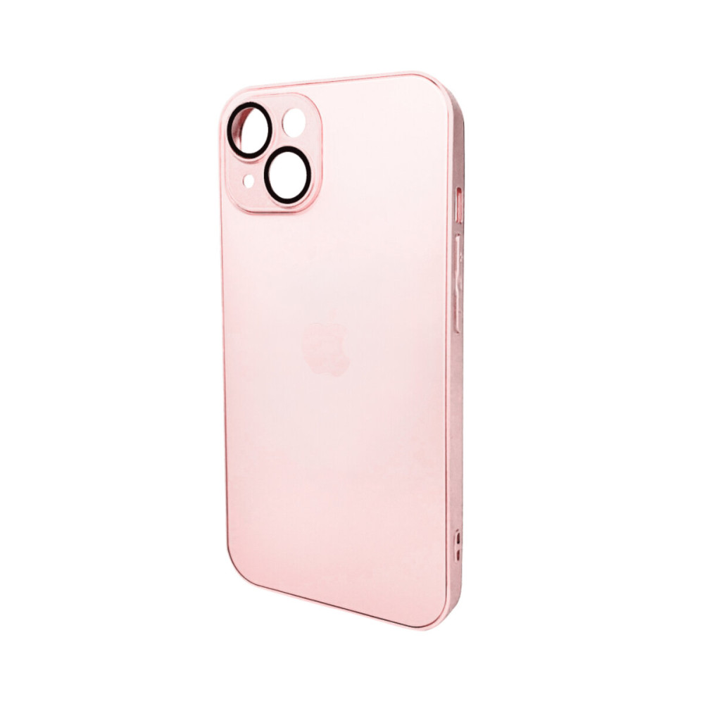 Чехол для смартфона AG Glass Matt Frame Color Logo для Apple iPhone 14 Chanel Pink (AGMattFrameiP14Pink)