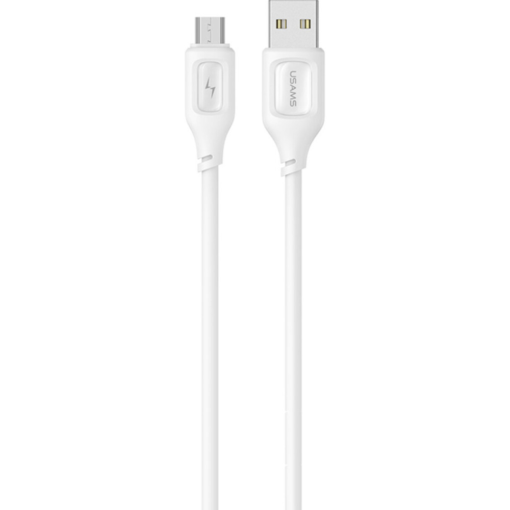 Кабель Usams US-SJ620 Micro Charging & Data Cable -- Moe Series 1м Белый (SJ620USB02)