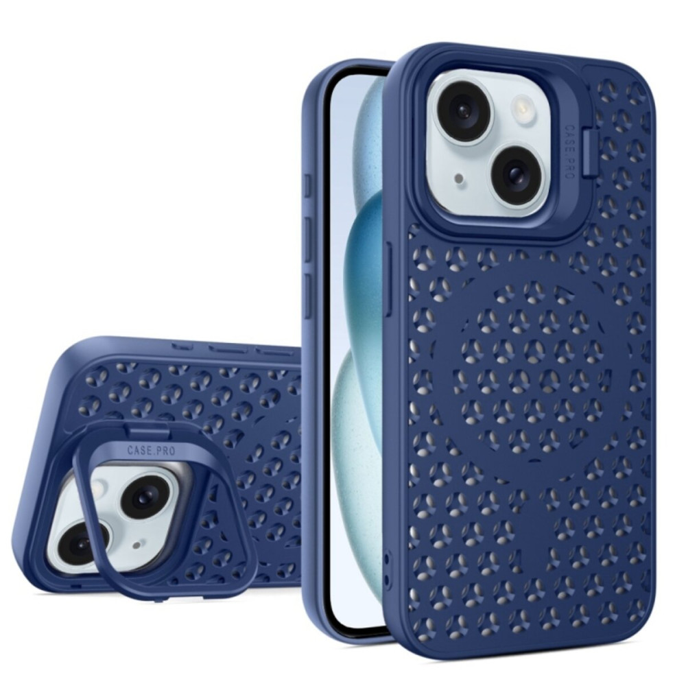 Чехол для смартфона Cosmic Grater Stand для Apple iPhone 15 Синий (GRASTiP15Blue)