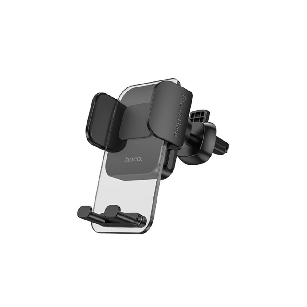 Держатель для мобильного HOCO CA117 Exquisite press type air outlet car holder Black (6931474779199)