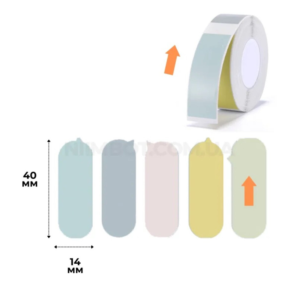 Этикетки NIIMBOT T14*40-160 BUBBLE B Color для D11/D110/D101/H1S(A2A68301401) (A2A68301401)