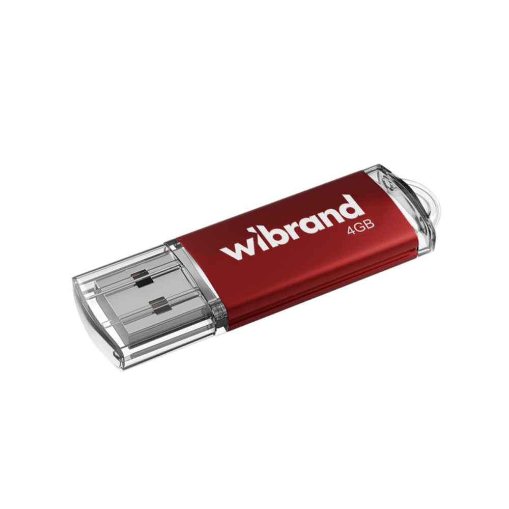 Флешка Wibrand USB 2.0 Cougar 4Gb Красная (WI2.0/CU4P1R)