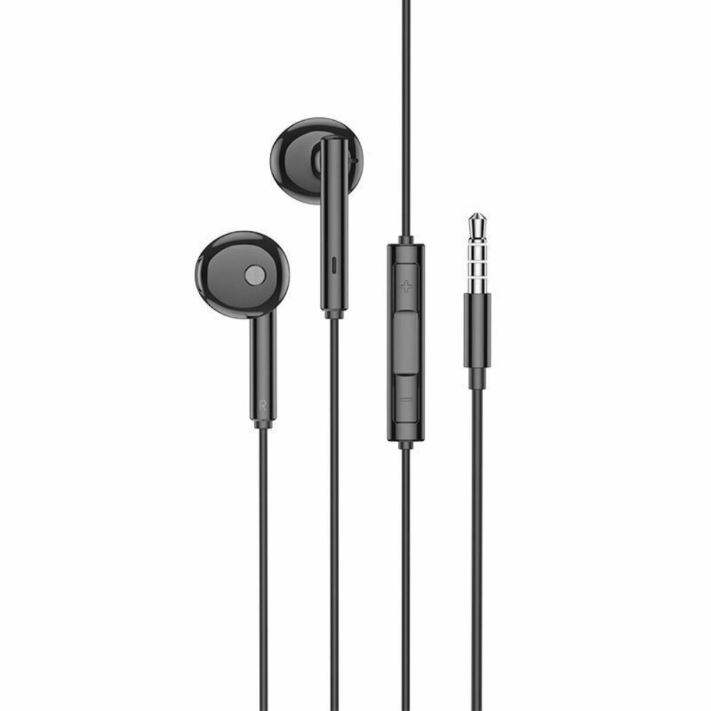 Наушники BOROFONE BM82 Art music digital earphones with mic Black (BM82B)