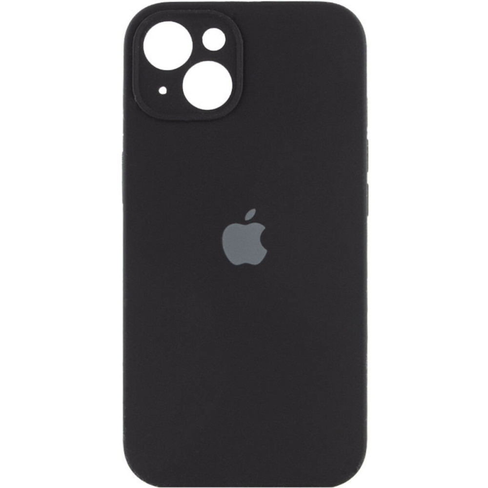 Чехол для смартфона Silicone Full Case AA Camera Protect для Apple iPhone 15 14, черный (FullAAi15-14)