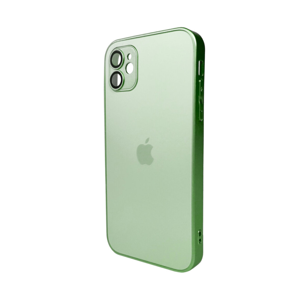 Чехол для смартфона AG Glass Matt Frame Color Logo для Apple iPhone 11 Светло-зеленый (AGMattFrameiP11LGreen)