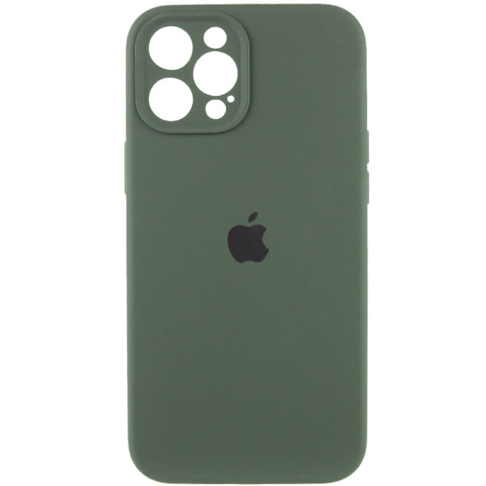 Чехол для смартфона Silicone Full Case AA Camera Protect для Apple iPhone 12 Pro 40, Atrovirens (FullAAi12P-40)