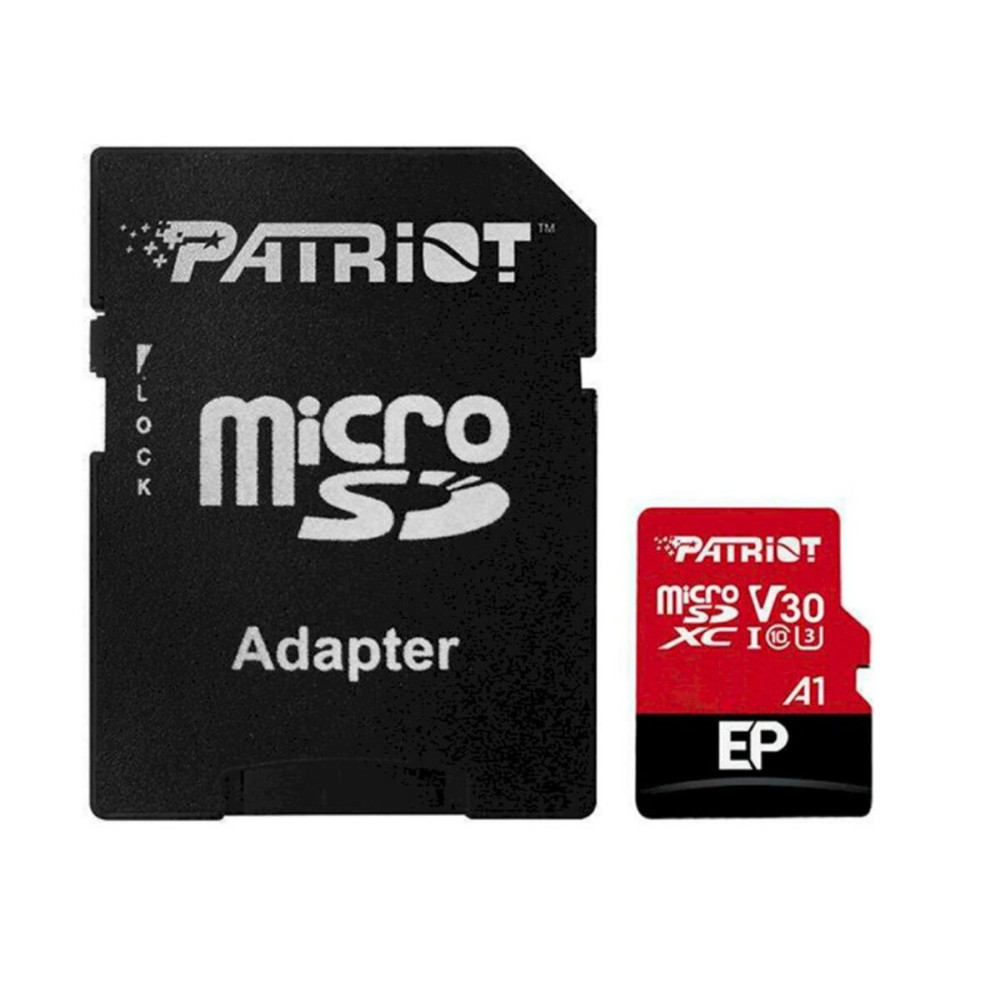 microSDXC (UHS-1 U3) Patriot EP Series 1Тb класс 10 V30 (R-100МБ/с, W-80МБ/с) (адаптер SD) (PEF1TBEP31MCX)