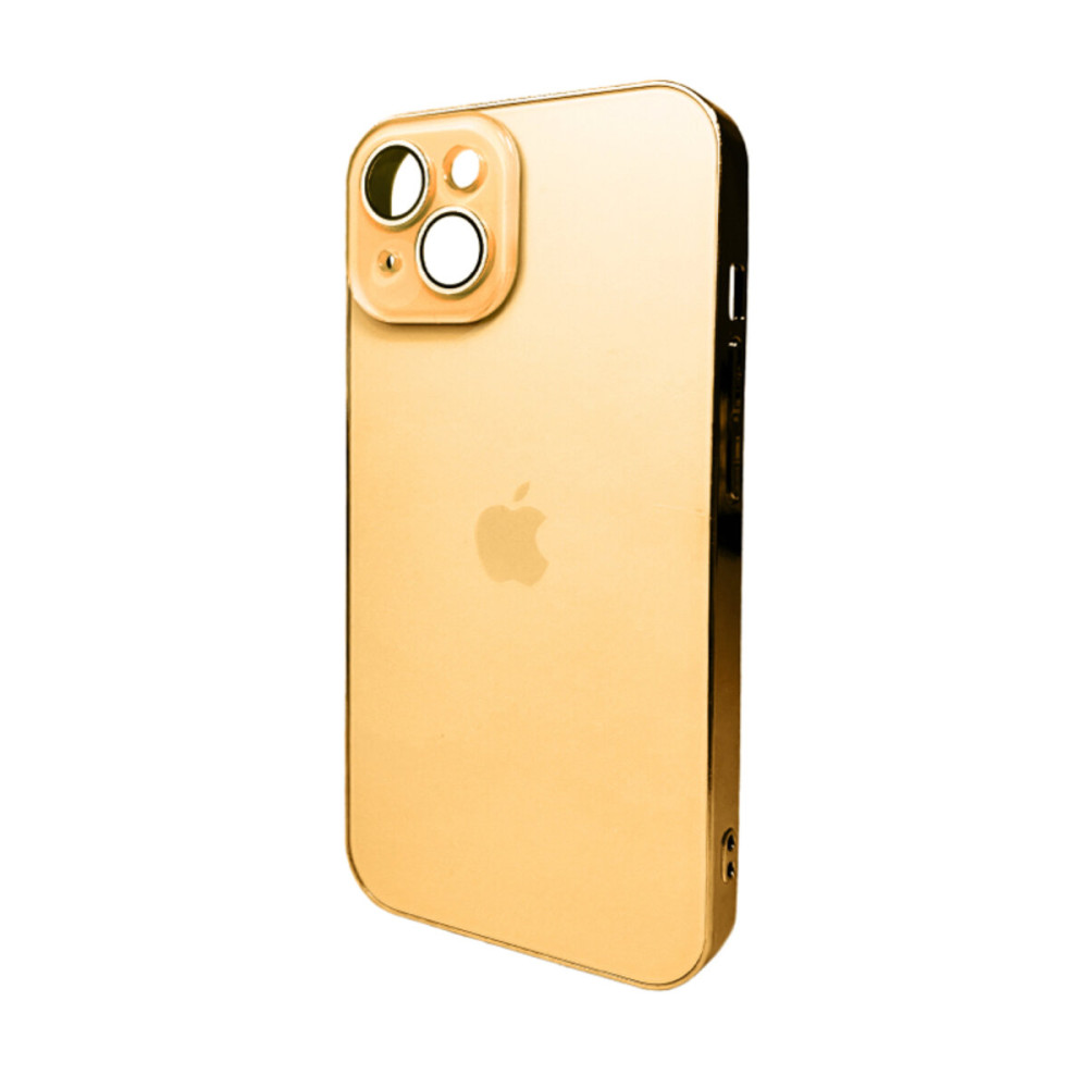 Чехол для смартфона AG Glass Sapphire Frame MagSafe Logo для Apple iPhone 14 Золотой (AGSappiFRP14Gold)