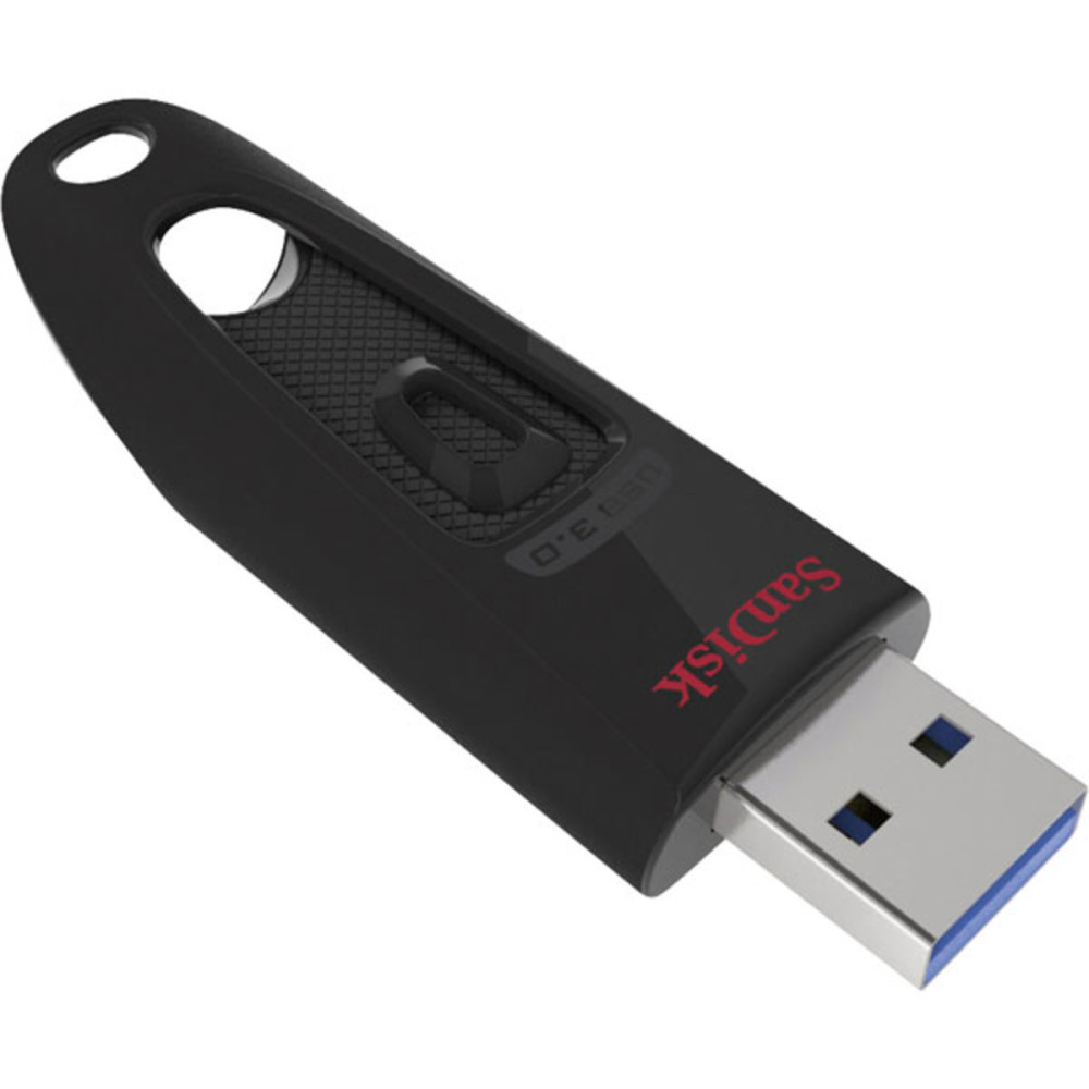 Flash SanDisk USB 3.0 Ultra 128Gb (130Mb/s) Black (SDCZ48-128G-U46)