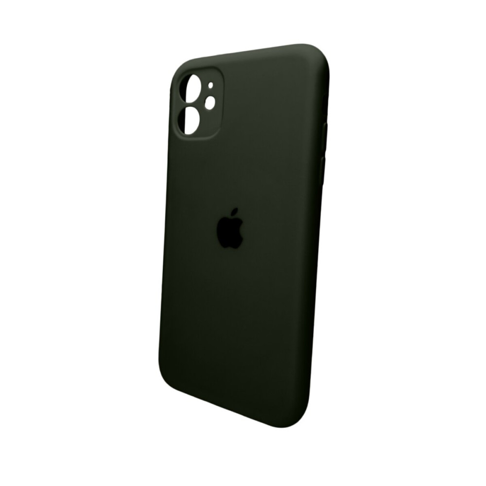 Чехол для смартфона Silicone Full Case AA Camera Protect для Apple iPhone 11 Pro кругл 40,Atrovirens (FullAAKPi11P-40)