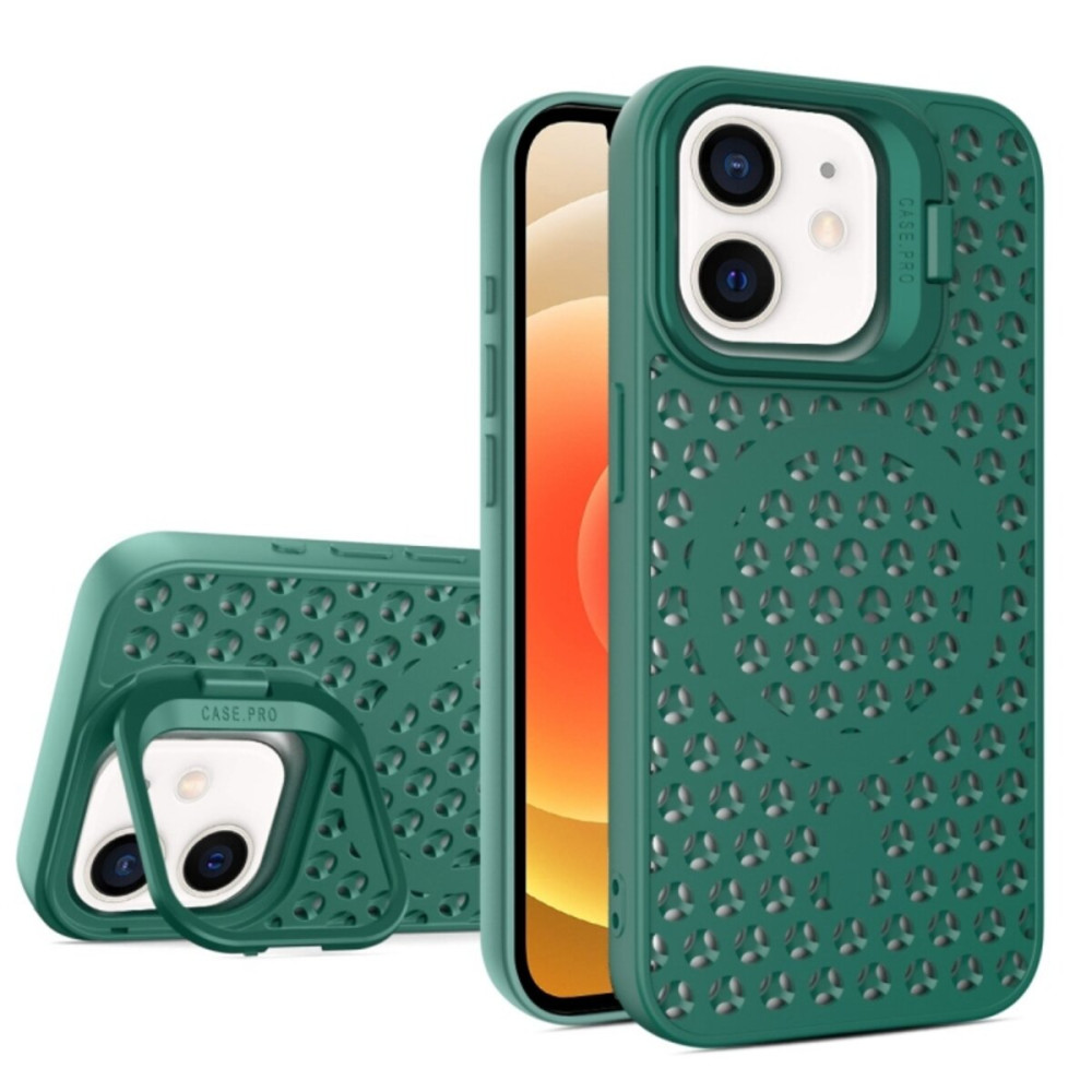 Чехол для смартфона Cosmic Grater Stand для Apple iPhone 12/12 Pro Темно-зеленый (GRASTiP12DarkGreen)