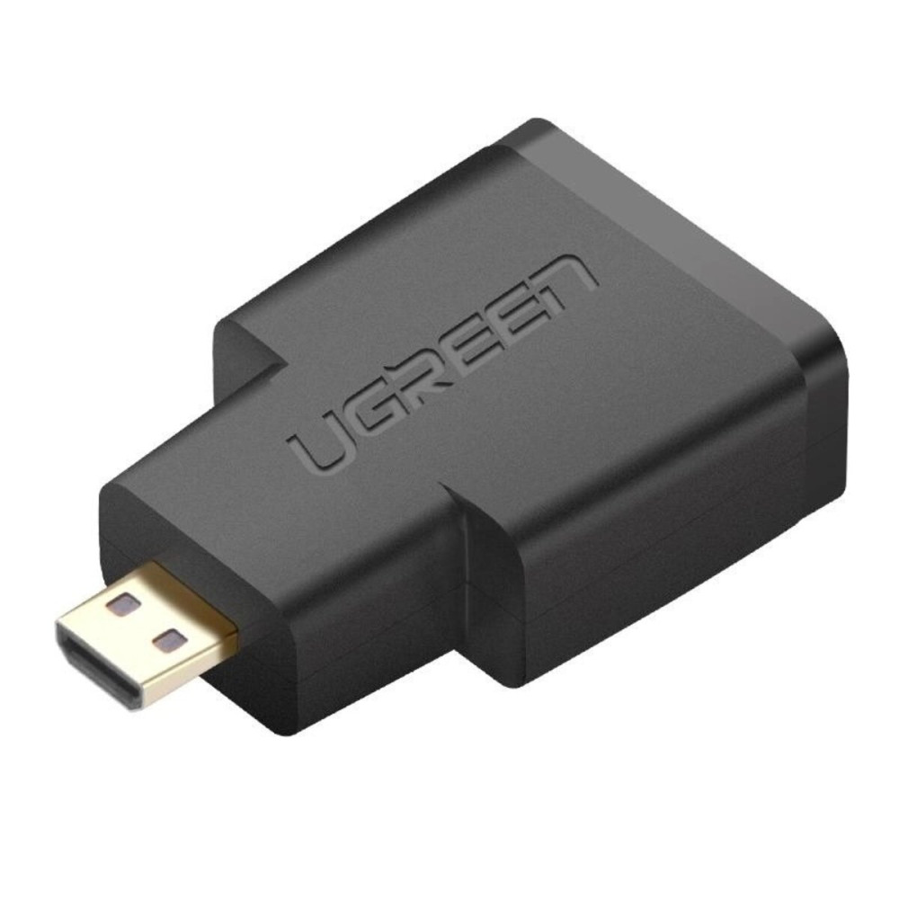 Переходник UGREEN Micro HDMI Male to HDMI Female Adapter (Black)(UGR-20106) (UGR-20106)