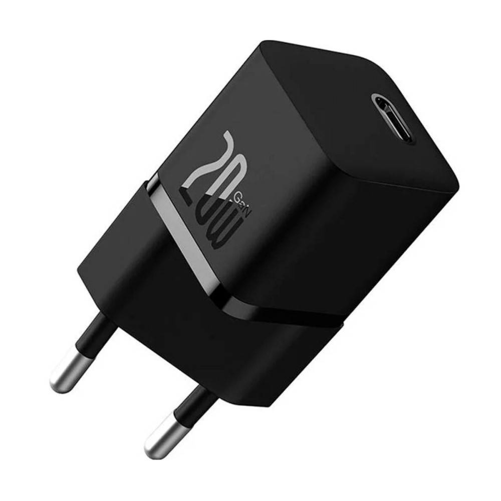 Сетевое зарядное устройство Baseus GaN5 Fast Charger(mini) 1C 20W EU Black (CCGN050101)