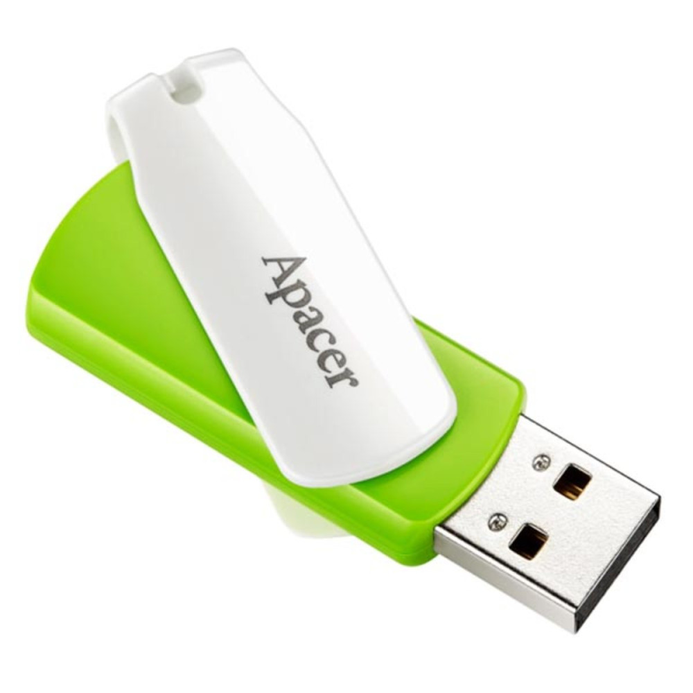 Flash Apacer USB 2.0 AH335 32Gb зеленый (AP32GAH335G-1)