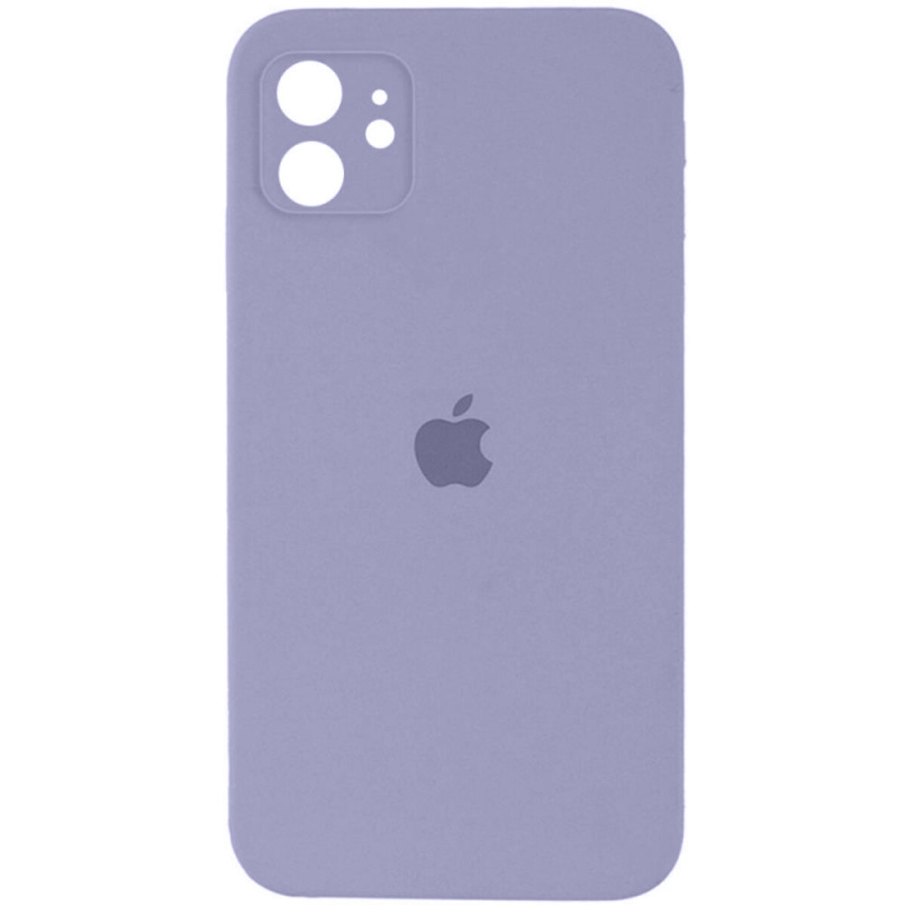 Чехол для смартфона Silicone Full Case AA Camera Protect для Apple iPhone 12 28, Лавандовый серый (FullAAi12-28)