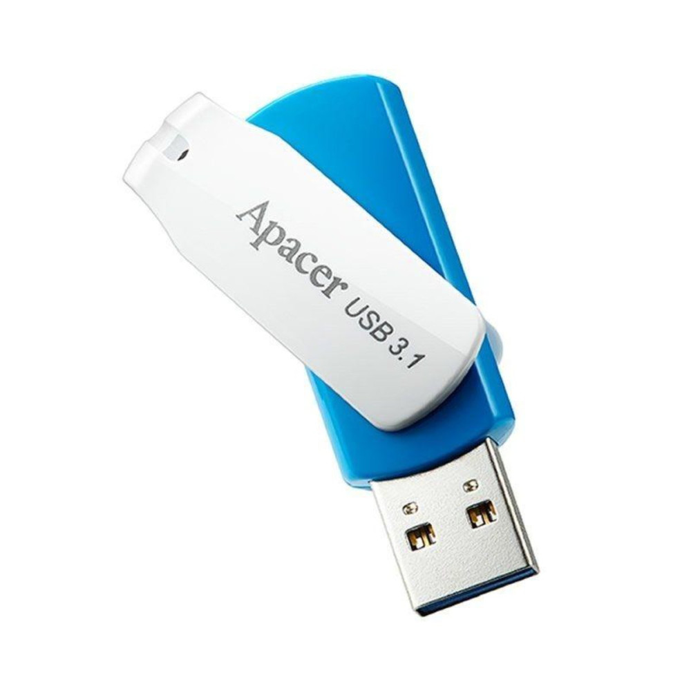 Flash Apacer USB 3.1 AH357 32GB Синий/Белый (AP32GAH357U-1)