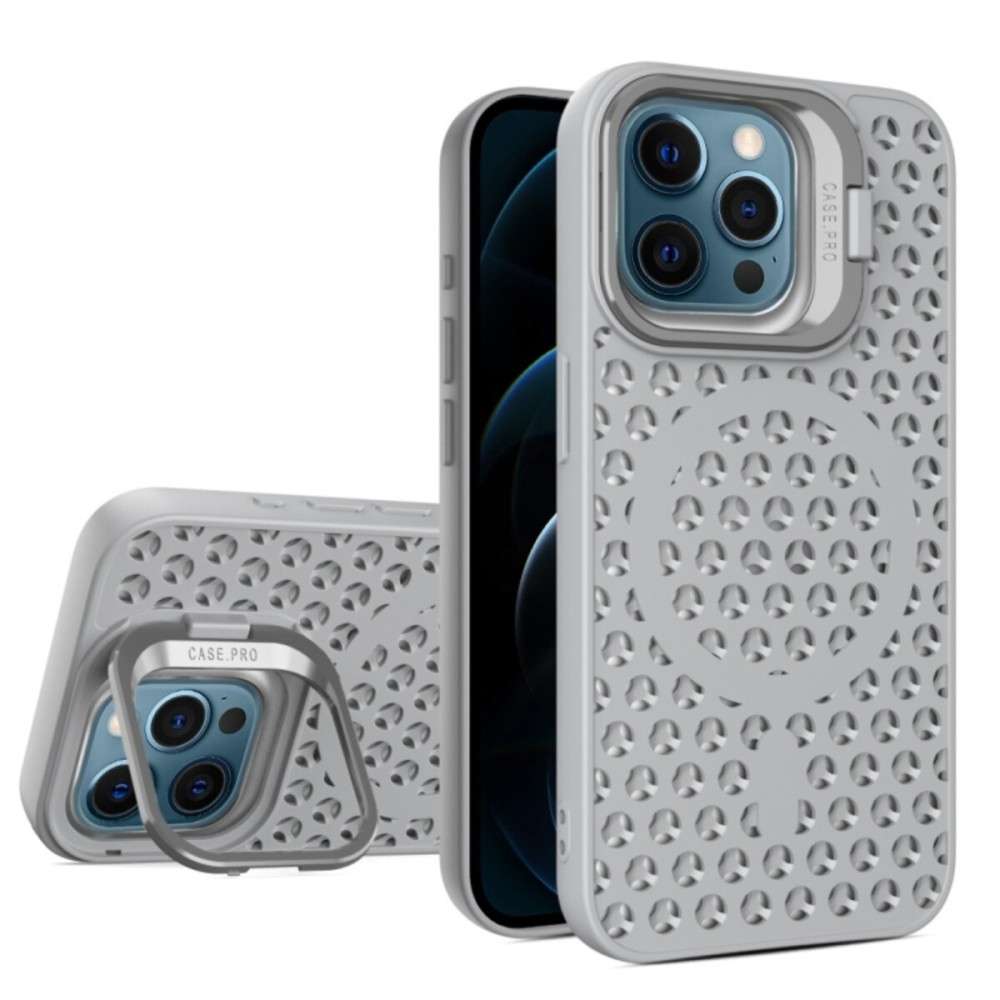 Чехол для смартфона Cosmic Grater Stand для Apple iPhone 12 Pro Max Серый (GRASTiP12PMGrey)