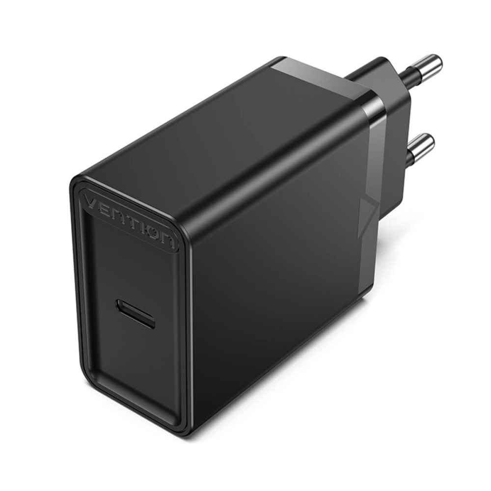 Зарядное устройство Vention 1-портовое USB-C настенное зарядное устройство (20W) EU-штекер черное (FADB0-EU) (FADB0-EU)