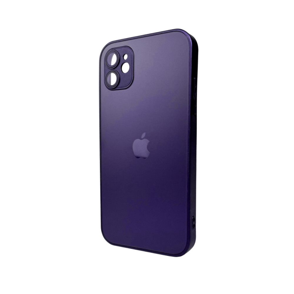 Чехол для смартфона AG Glass Matt Frame Color Logo для Apple iPhone 11 Темно-фиолетовый (AGMattFrameiP11Purple)