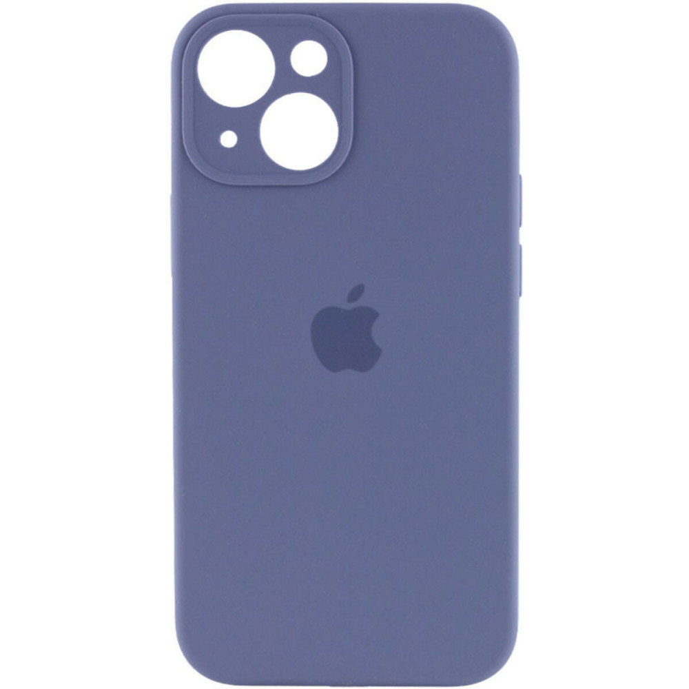 Чехол для смартфона Silicone Full Case AA Camera Protect для Apple iPhone 15 28, Лавандовый Серый (FullAAi15-28)