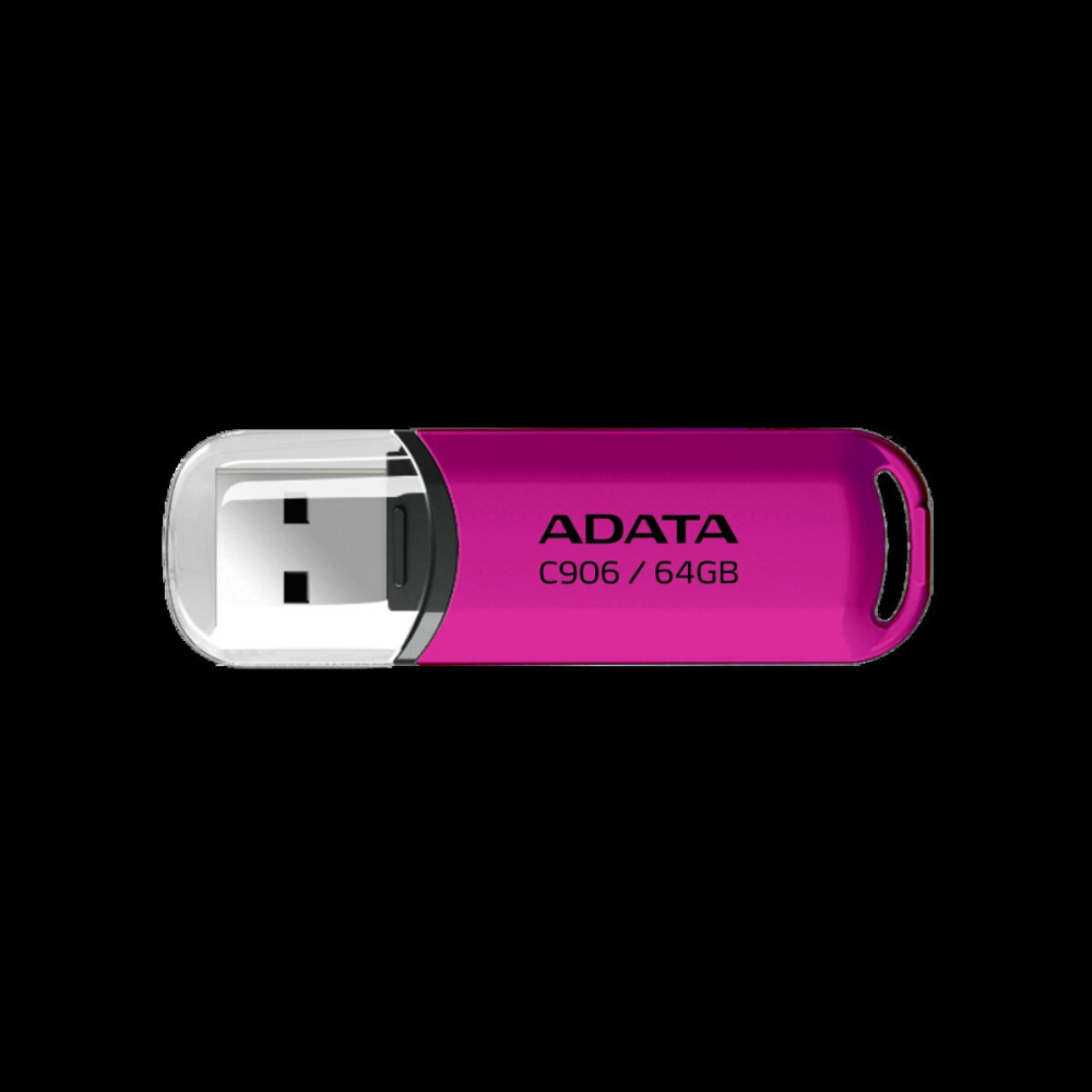 Flash A-DATA USB 2.0 C906 64Gb Фиолетовый Розовый (AC906-64G-RPP)