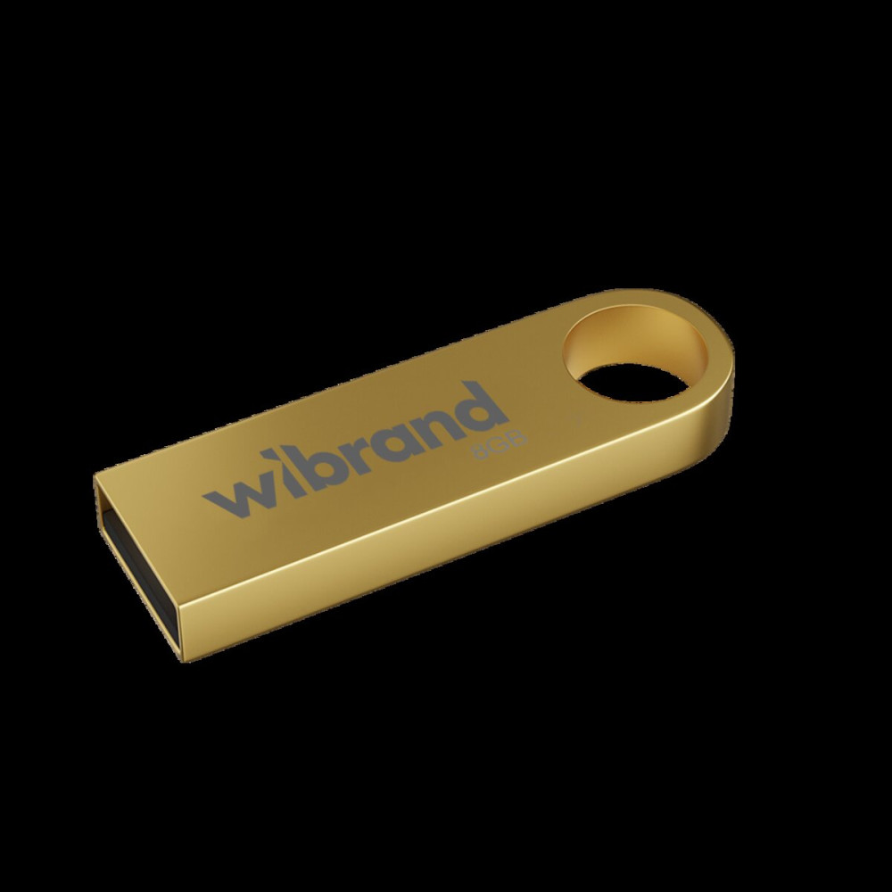 Flash Wibrand USB 2.0 Puma 8Gb Золотой (WI2.0/PU8U1G)